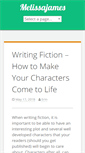 Mobile Screenshot of melissajames.net