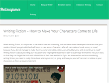 Tablet Screenshot of melissajames.net